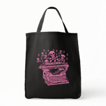 Evil Pink Typewriter bags by evilinpink Evil Pink Typewriter bags