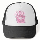 Evil Pink Typewriter Mesh Hat