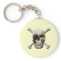 Evil Pirate Skull & Crossbones Key Chain