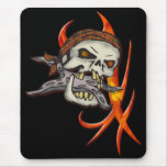 Evil Pirate Skull Mouse Pads