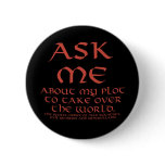 Evil Plot Joke Pins and Buttons
