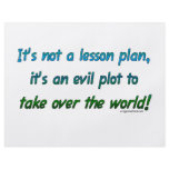 Evil plot not lesson plan full color flyer