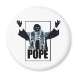Evil Pope Refrigerator Magnet