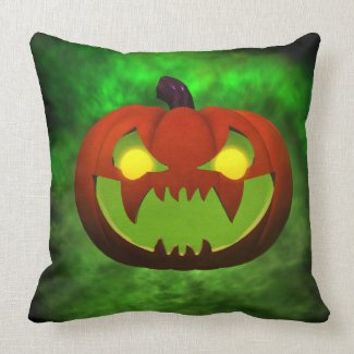 Evil Pumpkin Pillow