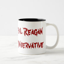 Evil Reagan Conservative mugs by shanasfo Evil Reagan Conservative mugs
