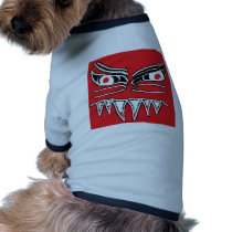 evil RED face pet clothing