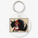 Evil Red Riding Hood keychains