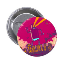 evil robot button