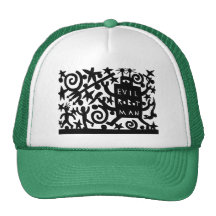 Evil Robot Man Trucker Hat