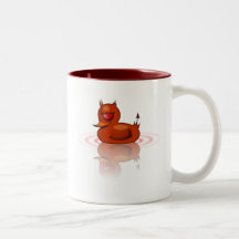 Evil Rubber Duck Coffee Mugs