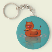 Evil Rubber Duck keychains