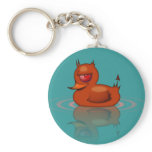 Evil Rubber Duck Keychain