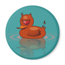 Evil Rubber Duck magnets