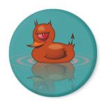 Evil Rubber Duck magnets