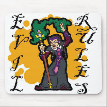 Evil Rules Mouse Pads