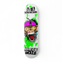 EVIL SCREAMING MONEY BRAIN!!! skateboards by LuvataciousSkull EVIL SCREAMING MONEY BRAIN!!! skateboards
