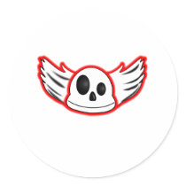 Evil Skull stickers