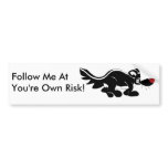 Evil Skunk Bumper Stickers