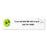 Evil smiley bumper sticker. bumper stickers by timbabcock87 Evil smiley bumper sticker. bumper stickers