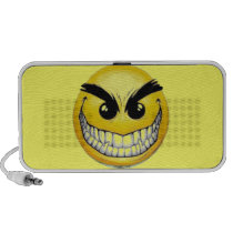 Evil smiley face iphone speaker