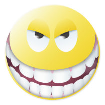 Evil Smiley Face stickers