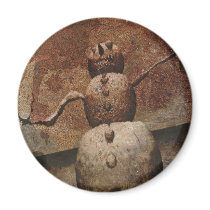 Evil Snowman Magnet