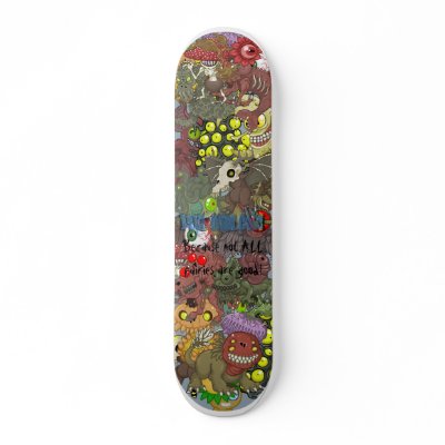 Evil Spirit Guide Skateboard by faysim