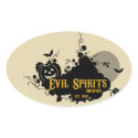Evil Spirits Drink Labels sticker