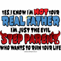 Evil Step Dad photo sculptures
