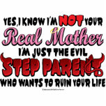 Evil Step Parent Mom Acrylic Cut Out