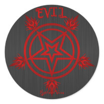 Evil Sticker by NightmareVision Evil Sticker