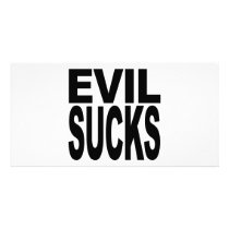 Evil Sucks photo cards