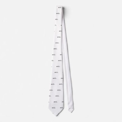 evil. necktie by dirtyword
