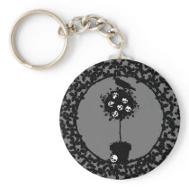 Evil Topiary Coordinates Key Chains