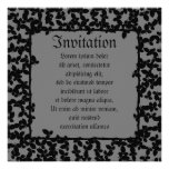 Evil Topiary Coordinates Personalized Invites