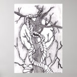 evil tree print