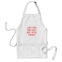 evil twin joke aprons by jimhartley evil twin joke aprons