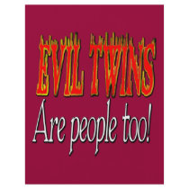 Evil Twins are people too! flyers by Dynomoose Evil Twins are people too! flyers
