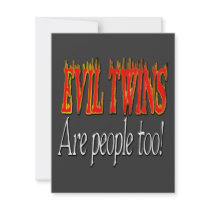 Evil Twins are people too! invitations by Dynomoose Evil Twins are people too! invitations