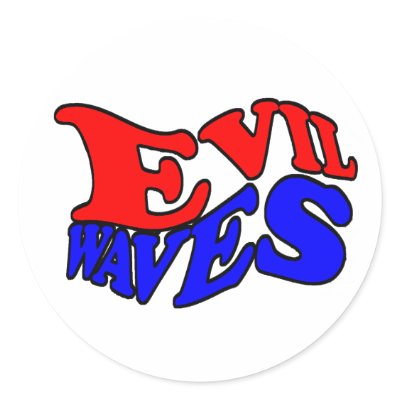 Evil Waves Sticker by CptMikey