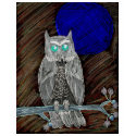 Evil White Owl t-shirts by FlashAllen Evil White Owl t-shirts