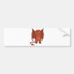 evil winged devil bumper stickers