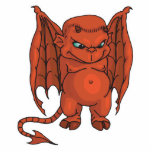 evil winged devil photo sculptures