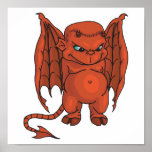 evil winged devil posters