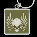 Evil Winged Skull keychains