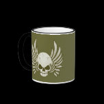 Evil Winged Skull mugs