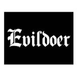 Evildoer Post Card