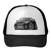 Evo Black Car Hats