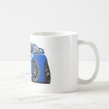 Evo Blue Car Coffee Mugs