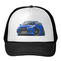 Evo Blue Car Hats